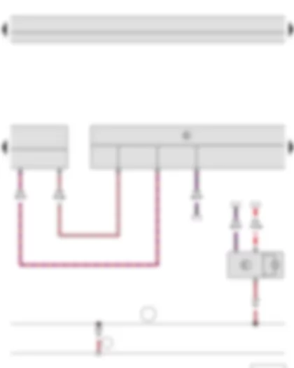 Wiring Diagram  SKODA ROOMSTER 2011 - High-pressure sender - Radiator fan control unit - Air conditioning system control unit