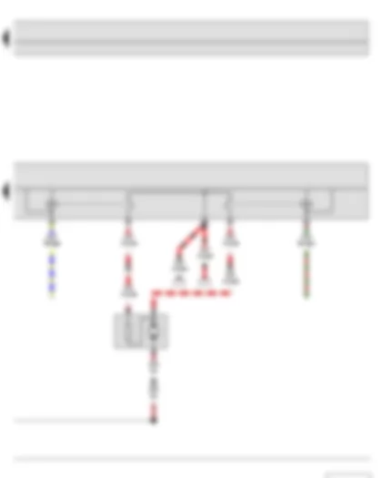 Wiring Diagram  SKODA ROOMSTER 2011 - Radiator fan control unit - Radiator fan