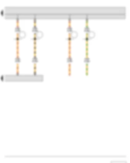 Wiring Diagram  SKODA ROOMSTER 2014 - Parking aid control unit