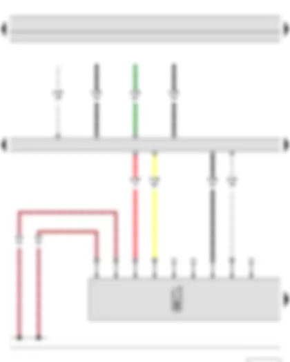 Wiring Diagram  SKODA ROOMSTER 2015 - Mobile telephone operating electronics control unit - Mobile telephone - Telephone bracket