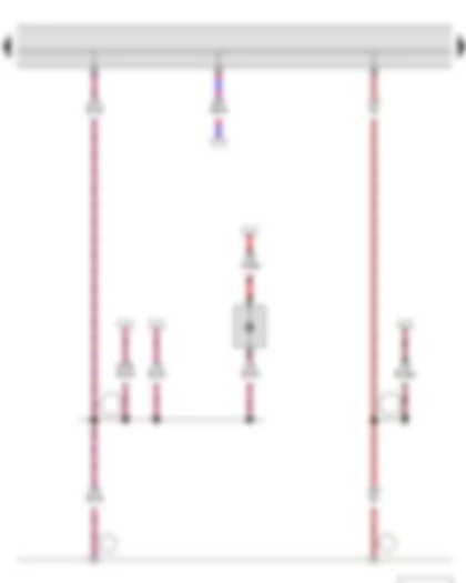 Wiring Diagram  SKODA ROOMSTER 2012 - Blocking diode 2