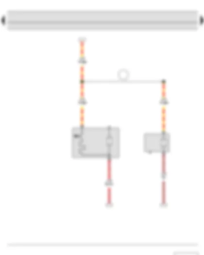 Wiring Diagram  SKODA ROOMSTER 2013 - Electric socket - Cigarette lighter - 12 V socket