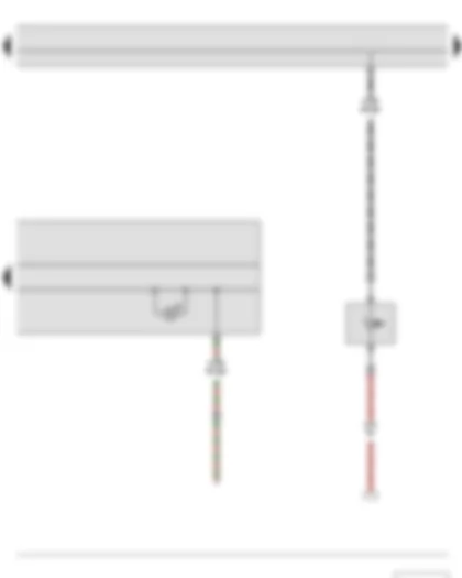 Wiring Diagram  SKODA ROOMSTER 2013 - Bonnet contact switch - Dash panel insert