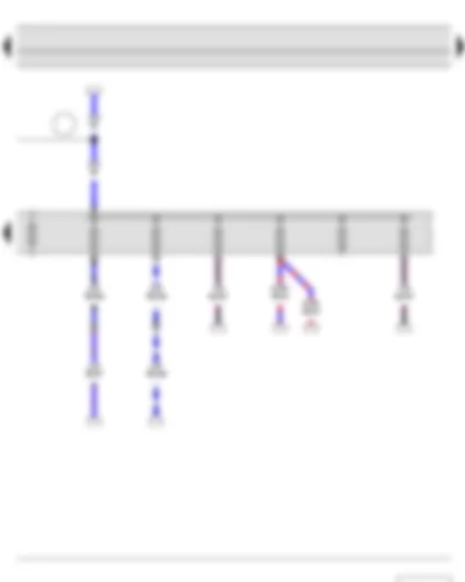 Wiring Diagram  SKODA ROOMSTER 2014 - Fuse holder B