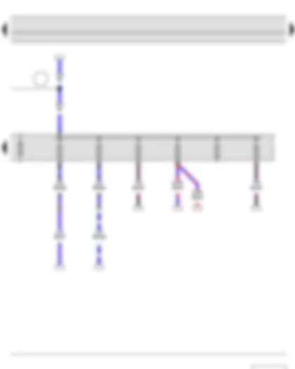 Wiring Diagram  SKODA ROOMSTER 2014 - Fuse holder B