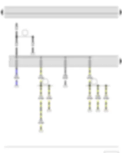 Wiring Diagram  SKODA ROOMSTER 2014 - Fuse holder B