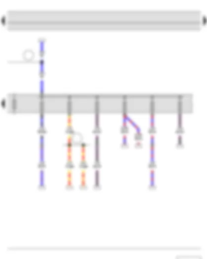 Wiring Diagram  SKODA ROOMSTER 2014 - Fuse holder B