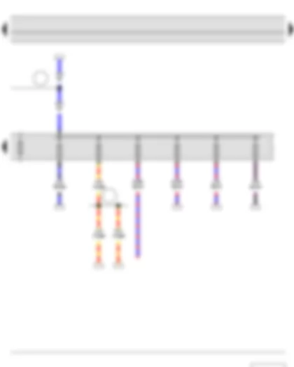 Wiring Diagram  SKODA ROOMSTER 2014 - Fuse holder B