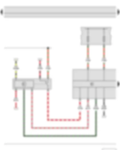 Wiring Diagram  SKODA ROOMSTER 2014 - ABS control unit - Voltage stabiliser 2 - Fuse holder A