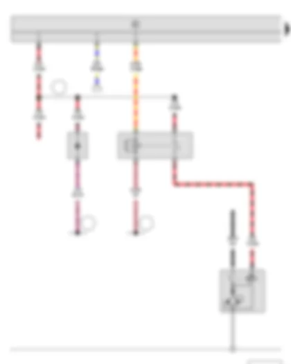 Wiring Diagram  SKODA ROOMSTER 2014 - Starter - Starter inhibitor relay - Blocking diode 2