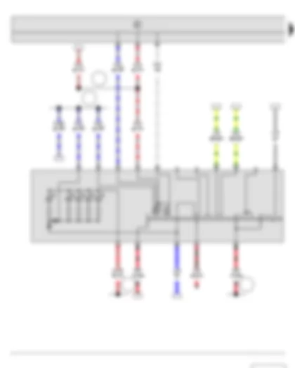 Wiring Diagram  SKODA ROOMSTER 2014 - Light switch