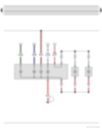 Wiring Diagram  SKODA ROOMSTER 2014 - Right tail light bulb - Right tail light