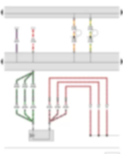 Wiring Diagram  SKODA ROOMSTER 2014 - Air conditioning system control unit - Air conditioner compressor regulating valve