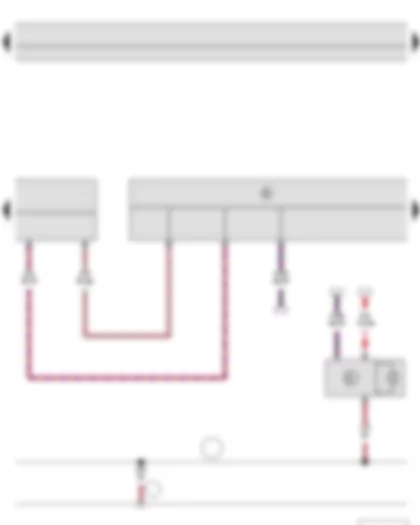 Wiring Diagram  SKODA ROOMSTER 2014 - High-pressure sender - Radiator fan control unit - Air conditioning system control unit