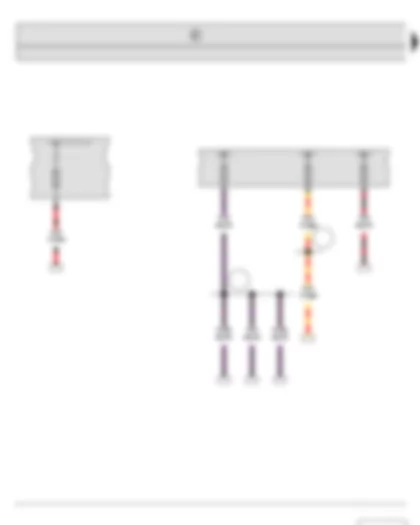Wiring Diagram  SKODA ROOMSTER 2014 - Fuse holder A - Fuse holder B