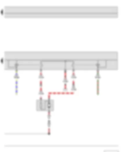 Wiring Diagram  SKODA ROOMSTER 2013 - Radiator fan control unit - Radiator fan