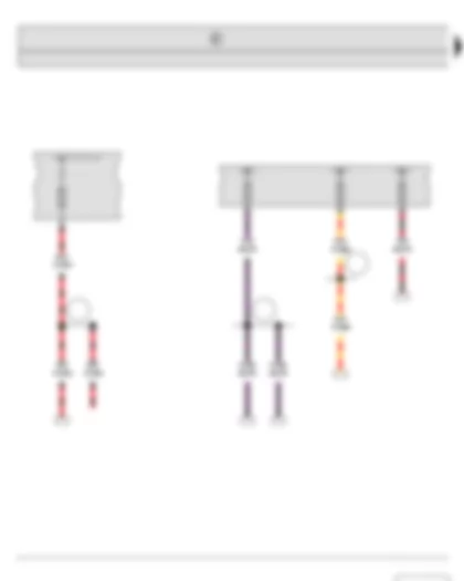 Wiring Diagram  SKODA ROOMSTER 2014 - Fuse holder A - Fuse holder B