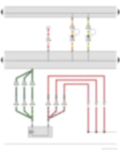 Wiring Diagram  SKODA ROOMSTER 2014 - Climatronic control unit - Air conditioner compressor regulating valve