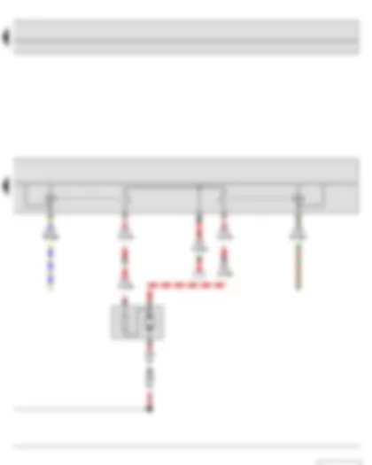 Wiring Diagram  SKODA ROOMSTER 2014 - Radiator fan control unit - Radiator fan