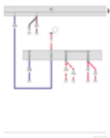 Wiring Diagram  SKODA ROOMSTER 2014 - Fuse holder B