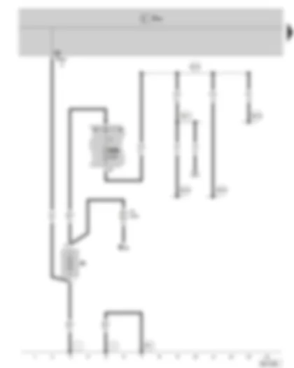 Wiring Diagram  SKODA ROOMSTER 2006 - Battery - Fuse holder on battery