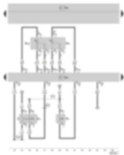 Wiring Diagram  SKODA ROOMSTER 2007 - Engine control unit - Accelerator pedal position sender - Brake light swith - Brake pedal switch - Clutch pedal switch