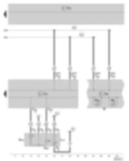 Wiring Diagram  SKODA ROOMSTER 2006 - ABS control unit - TCS and ESP button - 	Dash panel insert