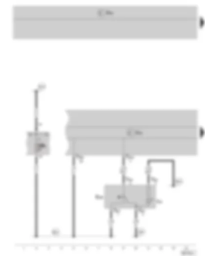 Wiring Diagram  SKODA ROOMSTER 2006 - ABS control unit - Tyre pressure monitor button - Fuse holder B