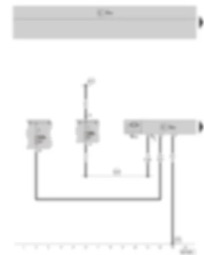 Wiring Diagram  SKODA ROOMSTER 2007 - Power steering control unit - Steering hydraulics pump - Fuse holder A on battery - Fuse holder B