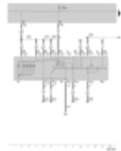 Wiring Diagram  SKODA ROOMSTER 2006 - Light switch
