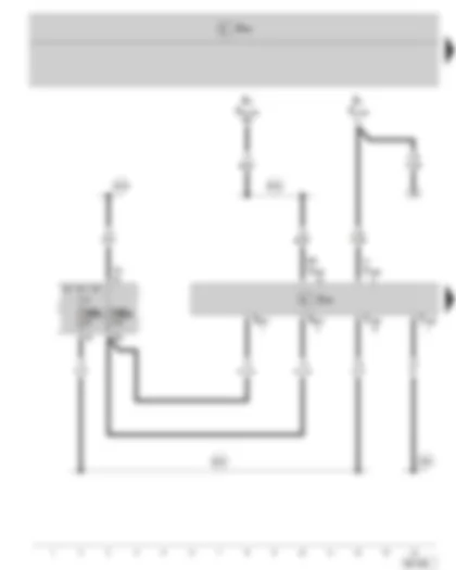 Wiring Diagram  SKODA ROOMSTER 2007 - Cornering light and headlight range control - control unit - Fuse holder B