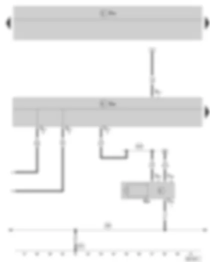 Wiring Diagram  SKODA ROOMSTER 2010 - Radiator fan control unit - High pressure sender