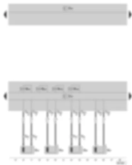Wiring Diagram  SKODA ROOMSTER 2007 - ABS control unit - Speed sensor