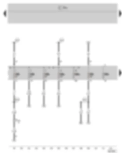 Wiring Diagram  SKODA ROOMSTER 2008 - Fuse holder B