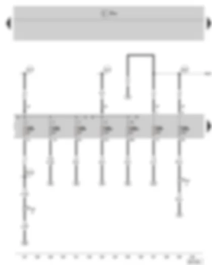 Wiring Diagram  SKODA ROOMSTER 2007 - Fuse holder B