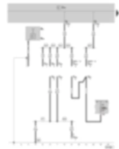 Wiring Diagram  SKODA ROOMSTER 2009 - Radio pre-installation - Aerial - Fuse holder B