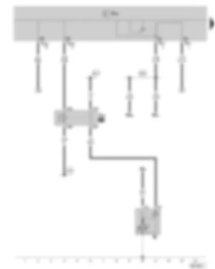 Wiring Diagram  SKODA ROOMSTER 2009 - Starter - Starter lock relay