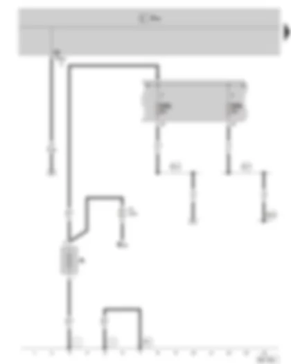 Wiring Diagram  SKODA ROOMSTER 2009 - Battery - Fuse holder on battery