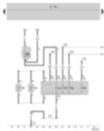 Wiring Diagram  SKODA ROOMSTER 2009 - Left tail light - Fuse holder B