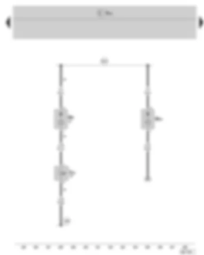 Wiring Diagram  SKODA ROOMSTER 2009 - Glove box light - luggage compartment light