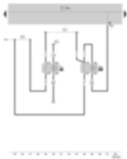 Wiring Diagram  SKODA ROOMSTER 2009 - Fuel pump relay - Fuel supply relay