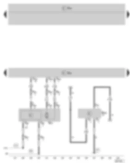 Wiring Diagram  SKODA ROOMSTER 2009 - Engine control unit - Intake manifold flap motor - Oil level and oil temperature sender