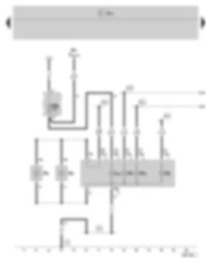 Wiring Diagram  SKODA ROOMSTER 2009 - Left tail light - Fuse holder B