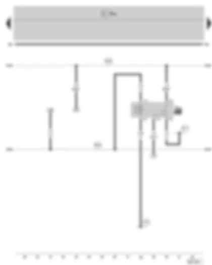 Wiring Diagram  SKODA ROOMSTER 2009 - Headlight dip relay