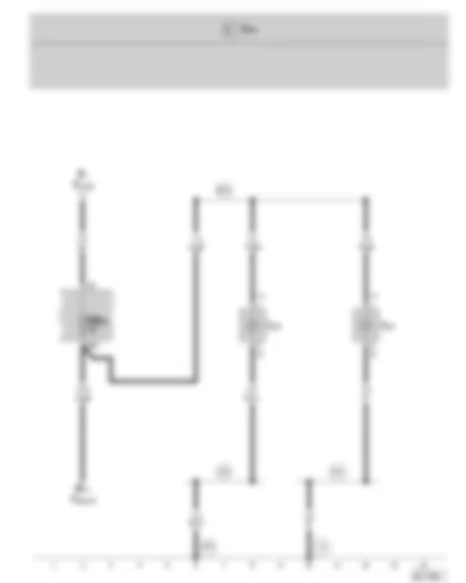 Wiring Diagram  SKODA ROOMSTER 2009 - Fog light bulb - left - Fog light bulb - right - Fuse holder B