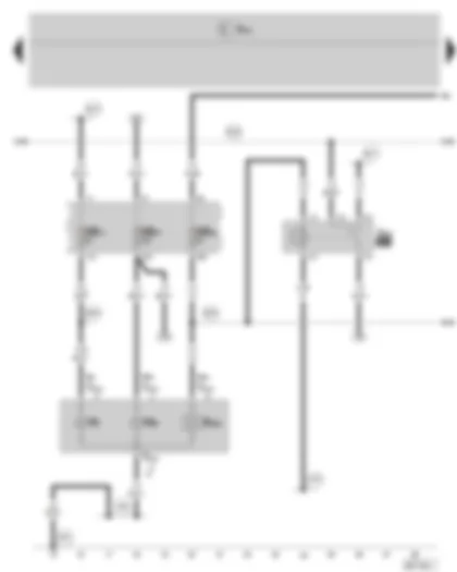 Wiring Diagram  SKODA ROOMSTER 2010 - Left headlight - Headlight dip relay - Fuse holder B