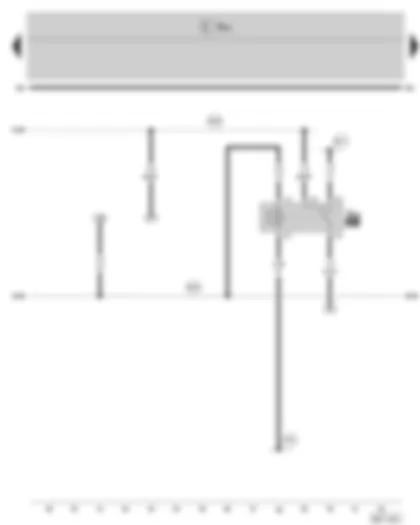 Wiring Diagram  SKODA ROOMSTER 2010 - Headlight dip relay
