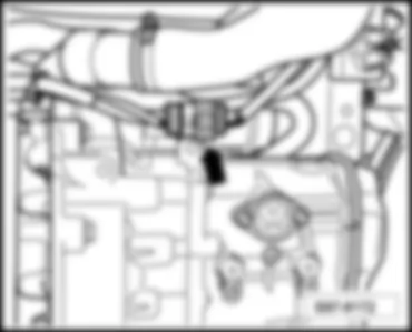 SKODA ROOMSTER 2014 Connectors in engine compartment, left