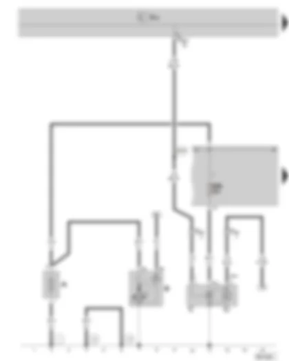 Wiring Diagram  SKODA SUPERB II 2008 - Battery - starter - alternator - fuse holder A at the E box
