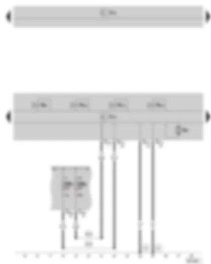 Wiring Diagram  SKODA SUPERB II 2008 - ABS control unit - fuse holder B on the E box